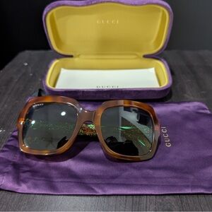 Gucci Sunglasses with Purple Case